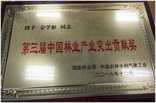 佘學彬榮獲第三屆中國林業產業突出貢獻獎，引領信息技術服務新篇章